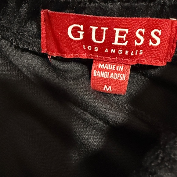 Guess Y2K Black Velour Jacket And Pants Tracksuit Set - Picture 10 of 15